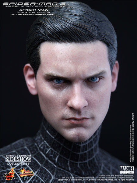 Marvel Spider-Man Black Suit Version Sixth Scale Figure  Collector Edition View 11