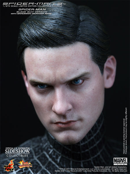 Marvel Spider-Man Black Suit Version Sixth Scale Figure  Collector Edition View 13