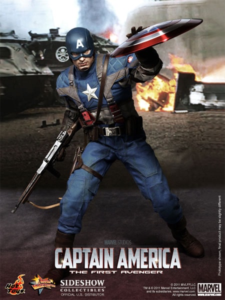 Marvel Captain America Sixth Scale Figure by Hot Toys | Sideshow