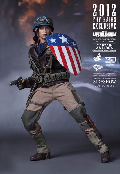 Marvel Captain America - Rescue Version Sixth Scale Figure by Hot