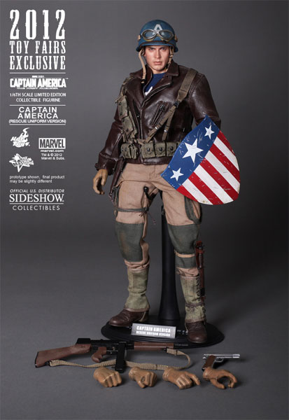 Marvel Captain America - Rescue Version Sixth Scale Figure  View 12