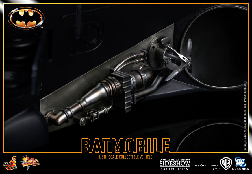 DC Comics Batmobile (1989 Version) Sixth Scale Figure Accessory  View 13