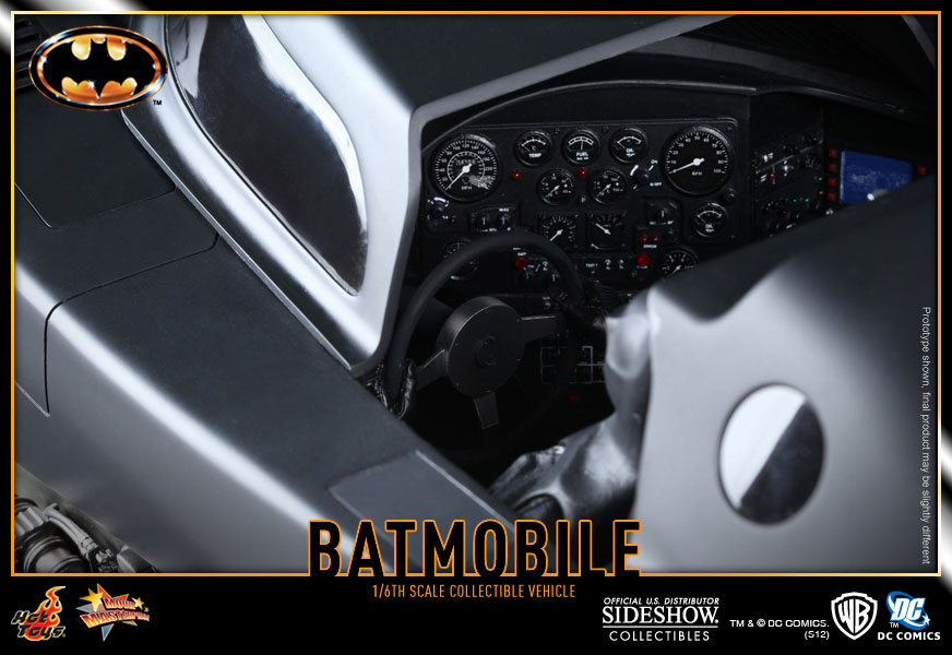 DC Comics Batmobile (1989 Version) Sixth Scale Figure Accessory  View 15