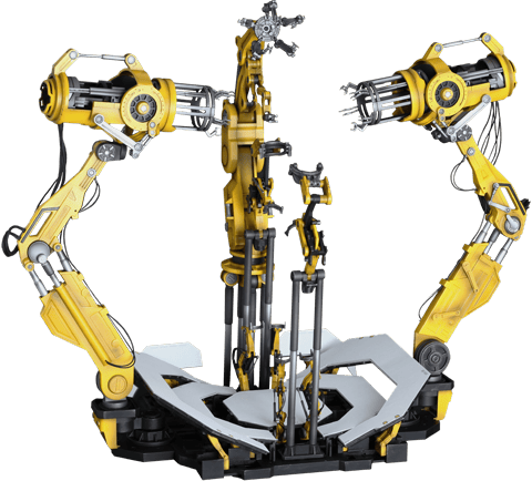 Marvel Suit-Up Gantry Sixth Scale Figure Environment by Hot