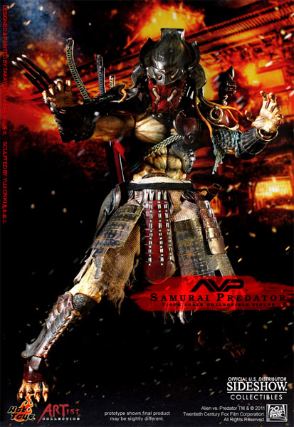 Alien VS Predator Alien vs Predator : Samurai Predator Sixth Scale Figure  (Prototype Shown) View 9