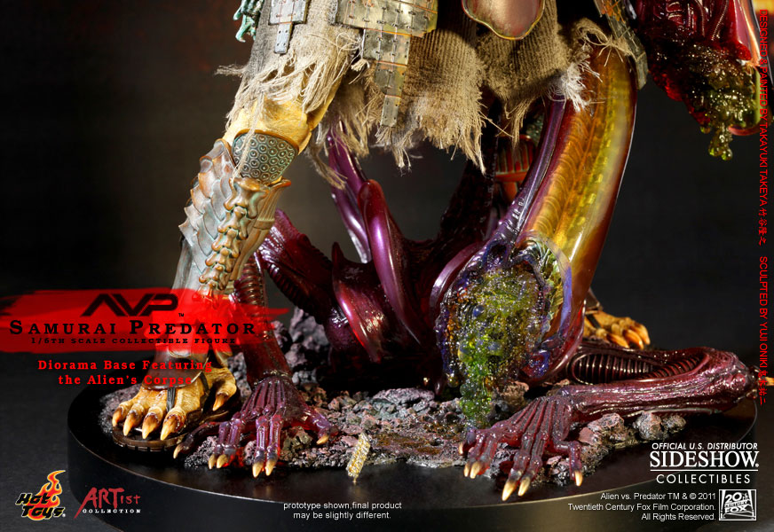 Alien VS Predator Alien vs Predator : Samurai Predator Sixth Scale Figure  (Prototype Shown) View 15