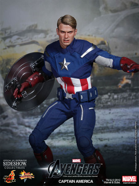Marvel Captain America Sixth Scale Figure by Hot Toys