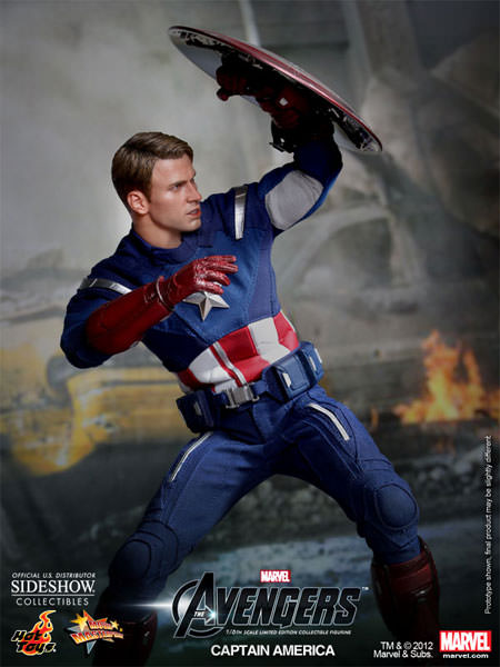 Marvel Captain America Sixth Scale Figure by Hot Toys