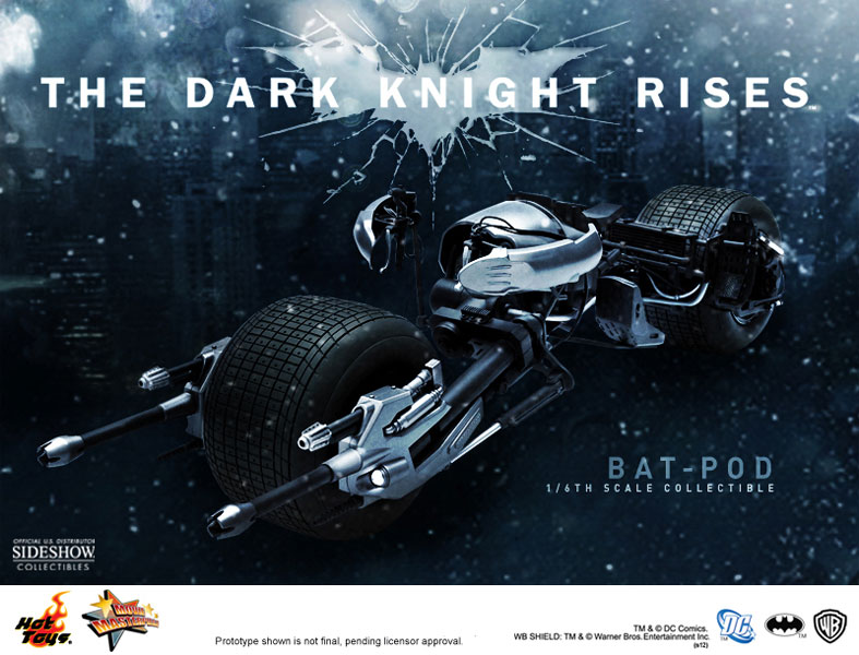 HOTTOYS BAT-POD ¥14800 DC Comics The Bat-pod Sixth Scale Figure Related Product by