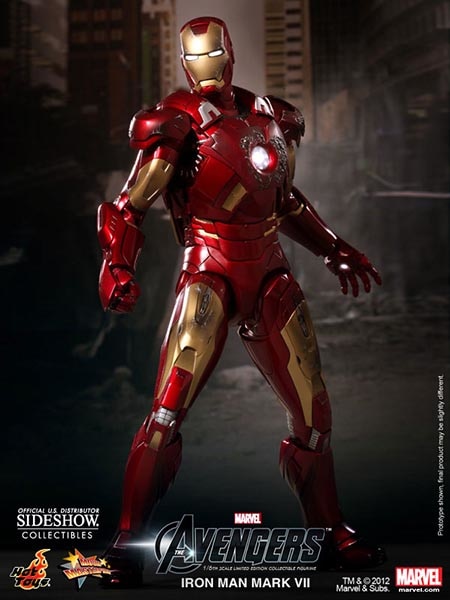 Marvel Iron Man Mark VII Sixth Scale Figure by Hot Toys