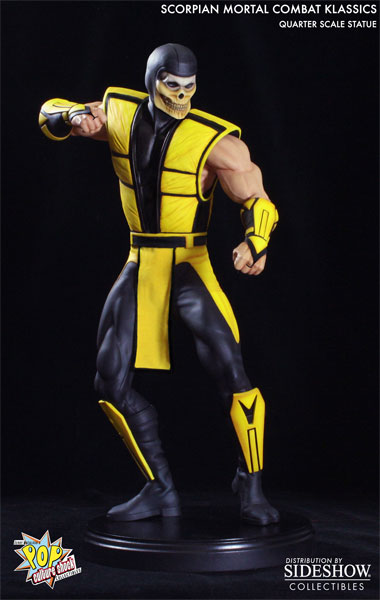 Mortal Kombat Scorpion Quarter Scale Statue  View 9