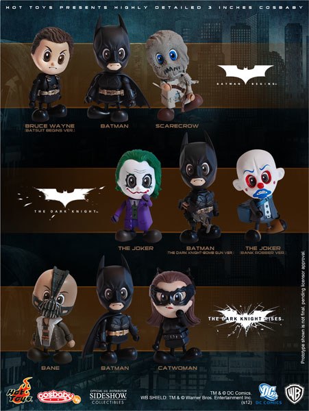 DC Comics Batman Set - The Dark Knight Rises, The Dark Knight