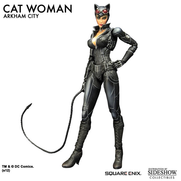 DC ユニバース ARKHAM CITY バットマン＆キャットウーマンフィギュア DC Comics Catwoman- Arkham City Collectible Figure by Square Enix
