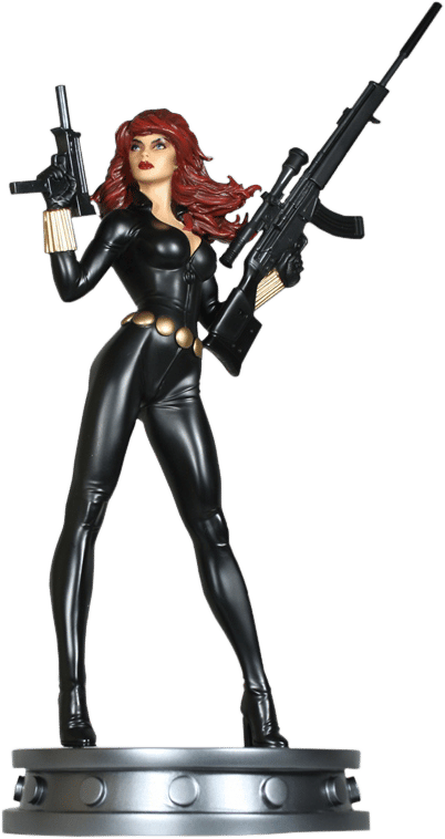 Marvel Black Widow Variant Polystone Statue  (Prototype Shown) View 4