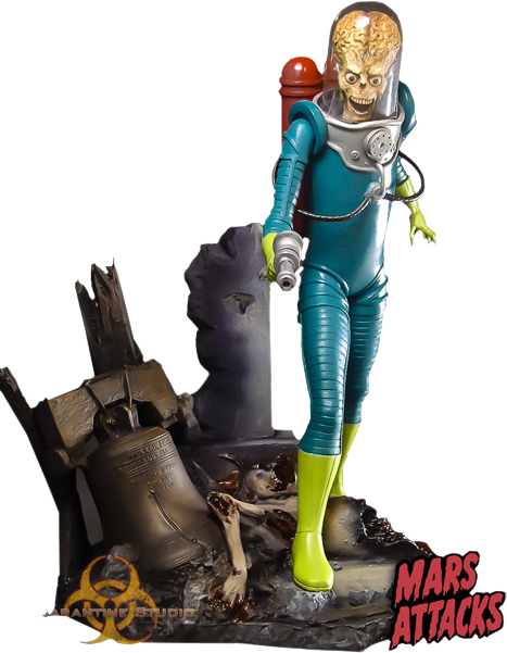 Mars Attacks Mars Attacks Statue by Quarantine Studio | Sideshow