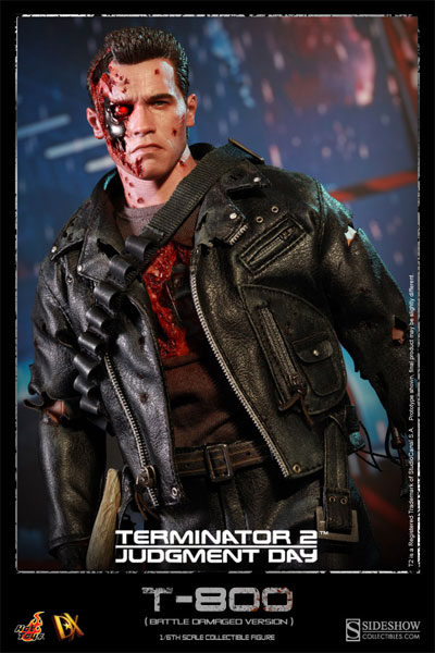 Terminator T-800 (Battle Damaged) Sixth Scale Figure  Collector Edition View 8