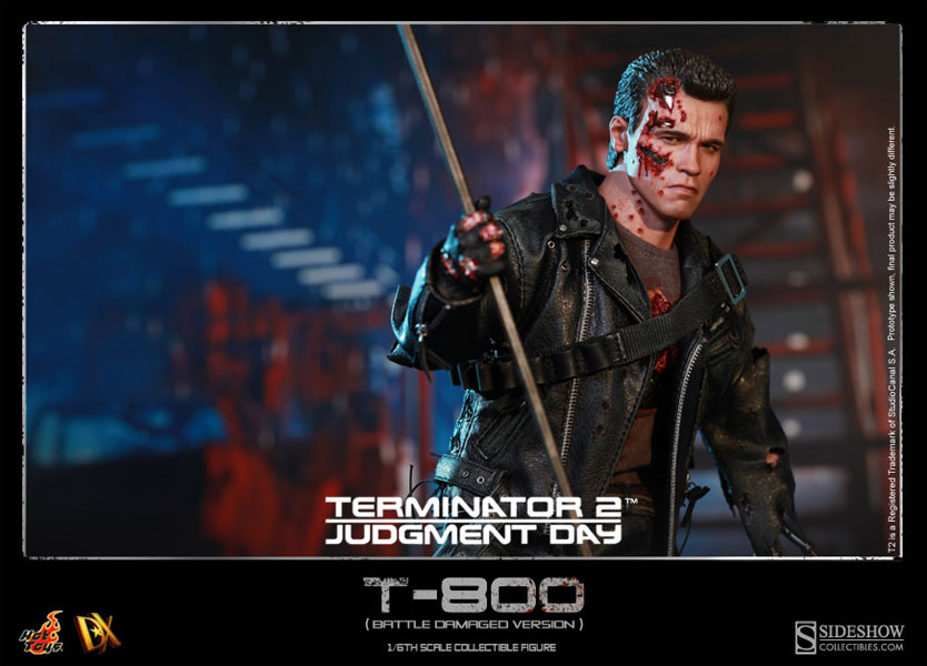 Terminator T-800 (Battle Damaged) Sixth Scale Figure  Collector Edition View 14