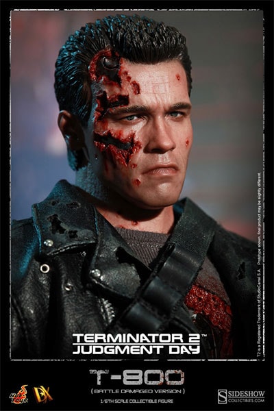 Terminator T-800 (Battle Damaged) Sixth Scale Figure by Hot 