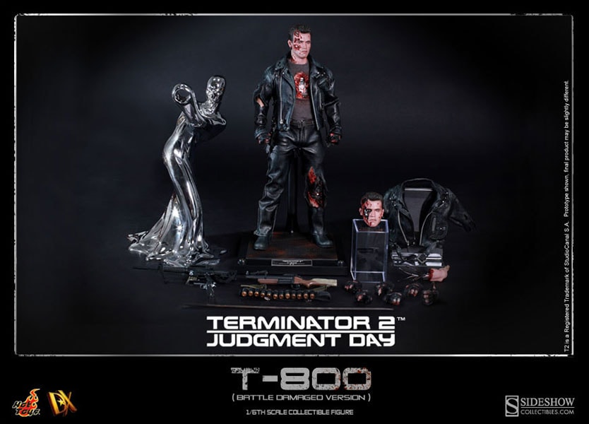 Terminator T-800 (Battle Damaged) Sixth Scale Figure by Hot