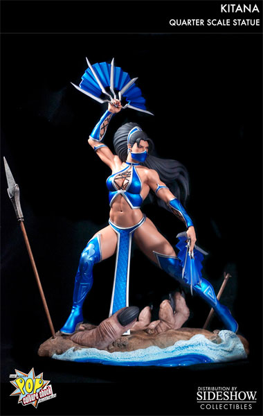 Mortal Kombat Kitana Quarter Scale Statue  Collector Edition View 2
