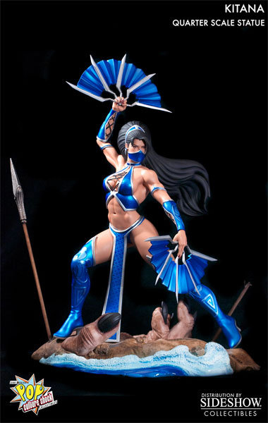 Mortal Kombat Kitana Quarter Scale Statue  Collector Edition View 6