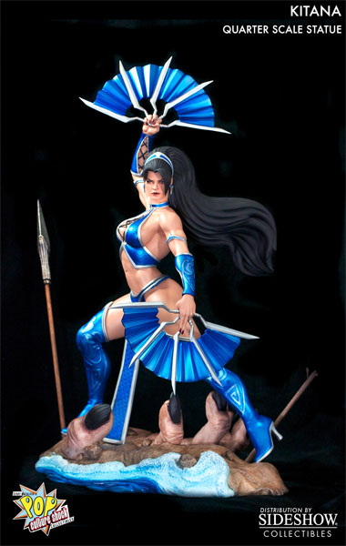 Mortal Kombat Kitana Quarter Scale Statue  View 1