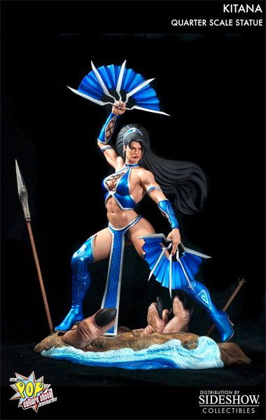 Mortal Kombat Kitana Quarter Scale Statue  View 2