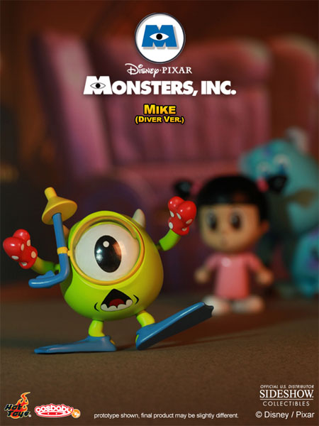Disney Mikeフィギュア Disney Mike (Diver Version) Vinyl Collectible by Hot Toys