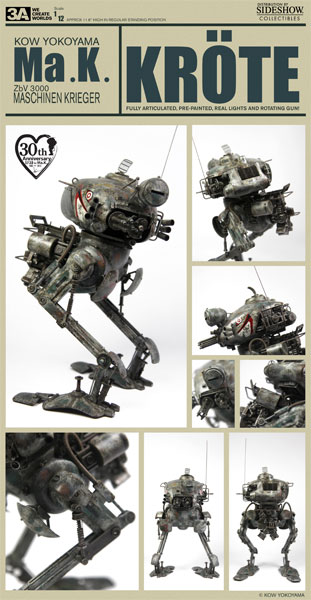 Ashley Wood Ma.K Krote Collectible Figure by ThreeA Toys