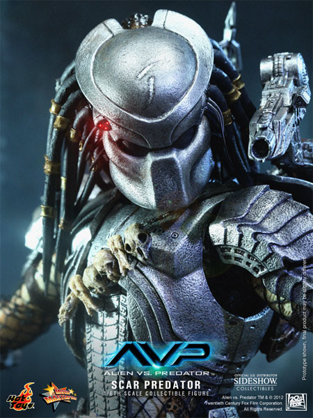Predator Scar Predator Sixth Scale Figure by Hot Toys Sideshow