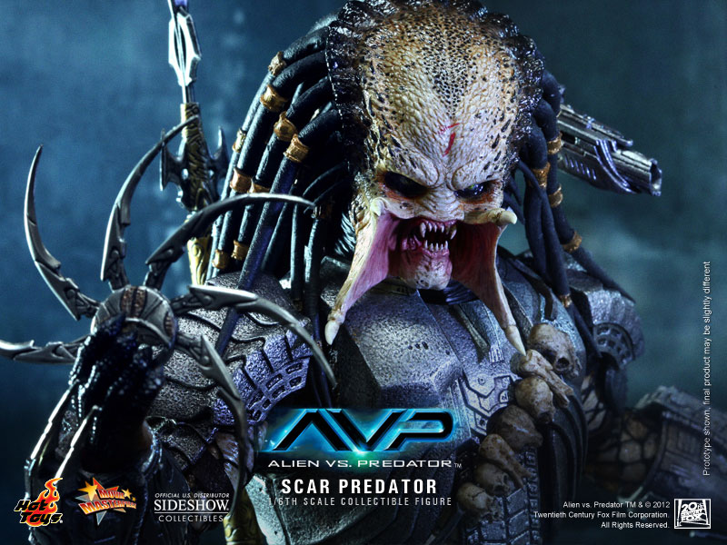 Predator Scar Predator Sixth Scale Figure  (Prototype Shown) View 12