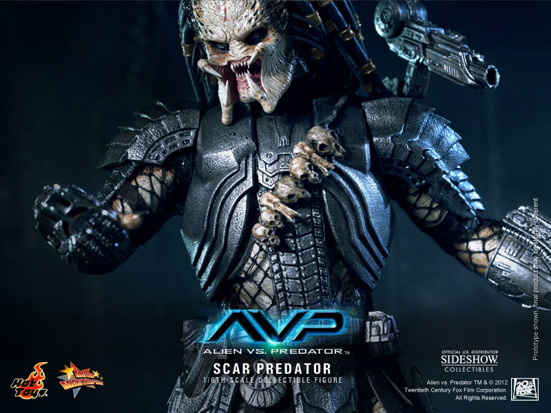 Predator Scar Predator Sixth Scale Figure  (Prototype Shown) View 14
