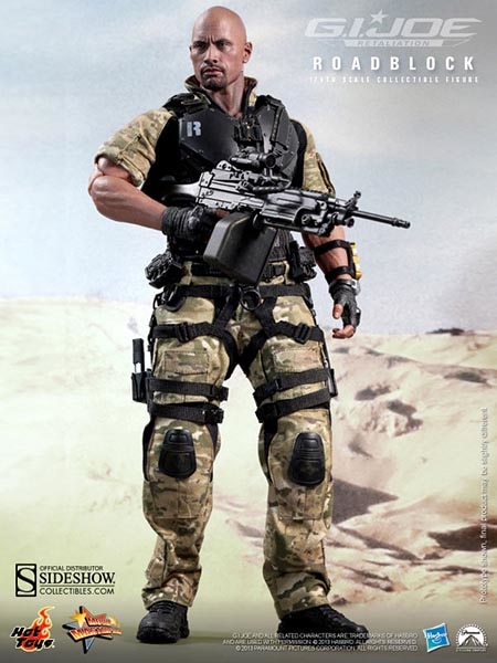 ホットトイズ　G.I. JOE ROADBLOCK 未開封品 Hot Toys 1/6 12Inch GI Joe Retaliation ROADBLOCK The rock