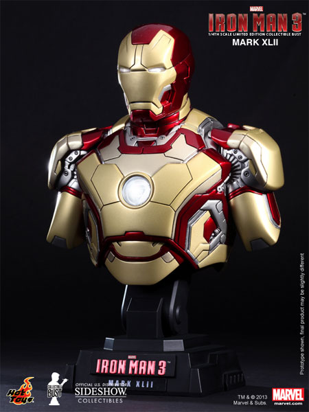 Marvel Iron Man Mark XLII Collectible Bust by Hot Toys | Sideshow
