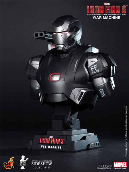 Marvel War Machine Collectible Bust  View 2