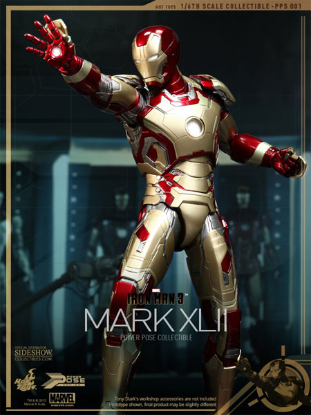 Marvel Iron Man Mark XLII Sixth Scale Figure by Hot Toys