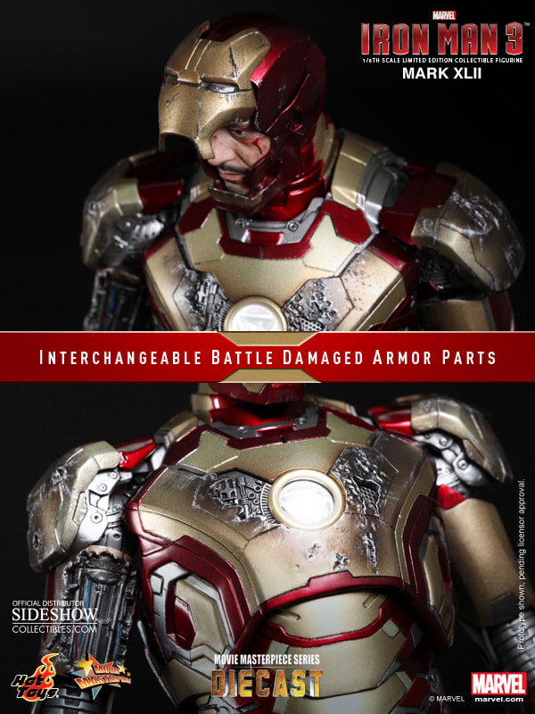 Marvel Iron Man Mark XLII (42) Sixth Scale Figure  View 13