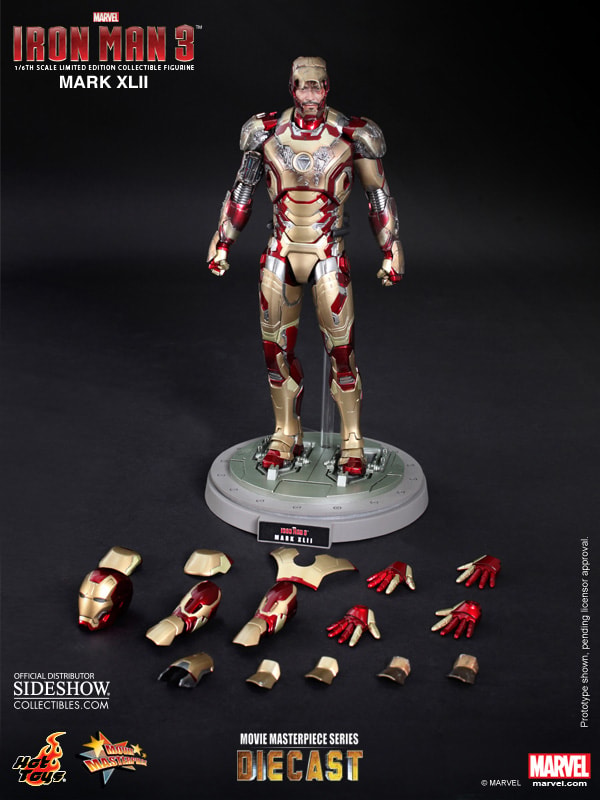 Marvel Iron Man Mark XLII (42) Sixth Scale Figure  View 15
