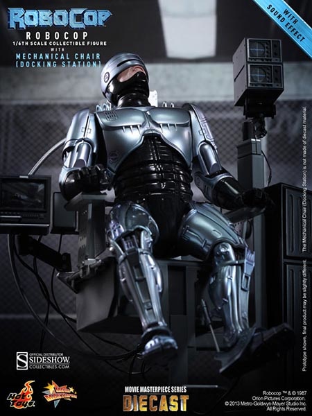 ホットトイズROBOCOP 12インチフィギュア メカニカルチェア付き