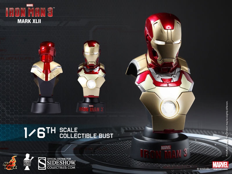 く日はお得♪ Bust Collectible 42 Mark Man Iron Marvel by Toys Hot アメコミ