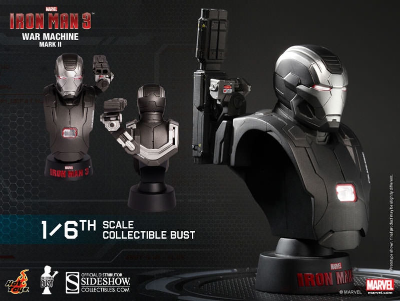 Marvel War Machine Mark 2 Collectible Bust by Hot Toys | Sideshow