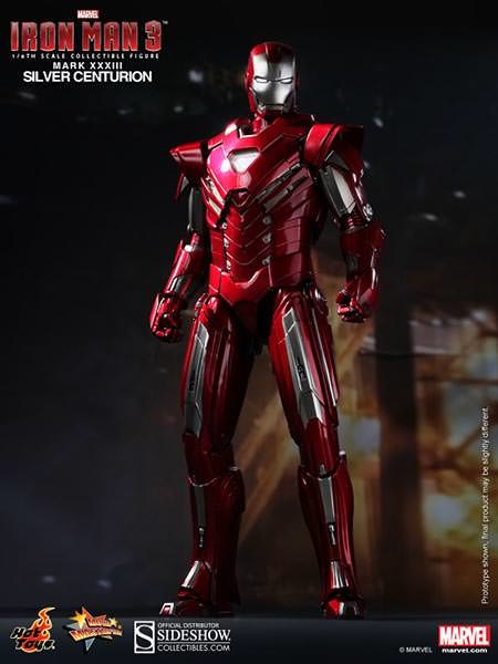 Marvel Iron Man - Silver Centurion - Mark 33 Sixth Scale Figure  Collector Edition View 1