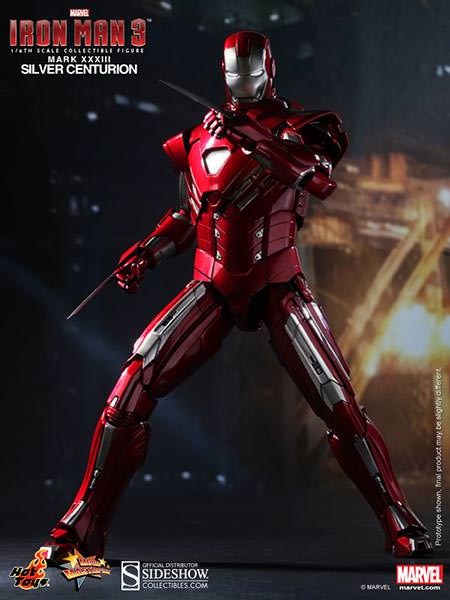 Marvel Iron Man - Silver Centurion - Mark 33 Sixth Scale Figure  Collector Edition View 4