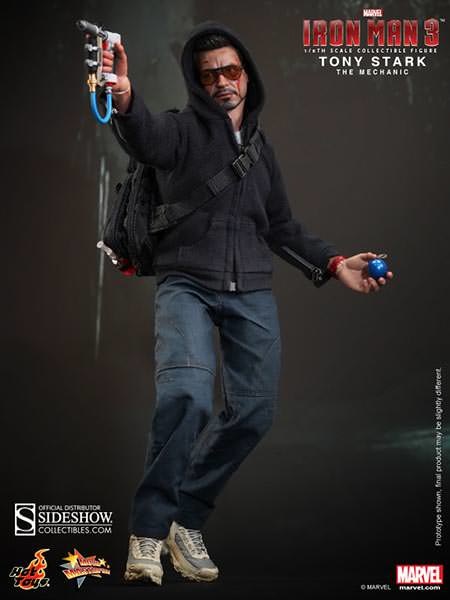 Marvel Tony Stark (The Mechanic) Sixth Scale Figure  View 2