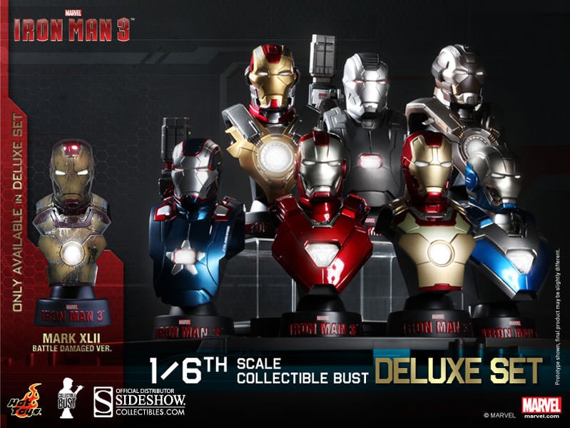 アイアンマン3 MARK XLII & WAR MACHINE 1/4バスト アイアンマン3 MARK XLII & WAR MACHINE 1/4バスト（Iron Man 3
