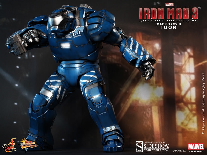 AmiAmi [Character & Hobby Shop]  (Pre-owned ITEM:B+/BOX:B)Iron Man Mark.38  Igor 1/12 Collectible Premium Figure(Released)