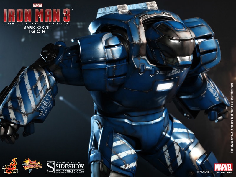 AmiAmi [Character & Hobby Shop]  (Pre-owned ITEM:B+/BOX:B)Iron Man Mark.38  Igor 1/12 Collectible Premium Figure(Released)
