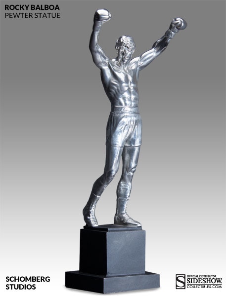 Rocky Rocky Balboa Pewter Statues  View 1