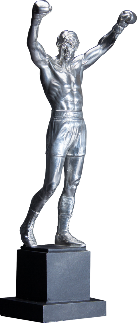 Rocky Rocky Balboa Pewter Statues  View 2