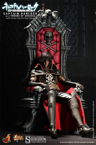 Captain Harlock with Throne of Arcadia by Hot Toys | Sideshow